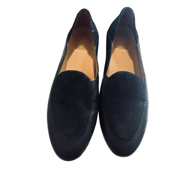 DaNSKO Black Leather Slip-On Loafers Size EU 39 /US 8 - Picture 1 of 14